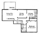 One Bedroom (1 Bedroom / 1 Bath)