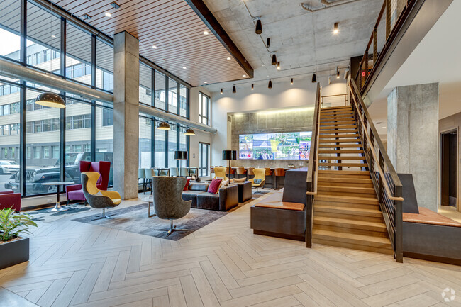 Abierto de estar del vestíbulo interactivo - HQ Apartments