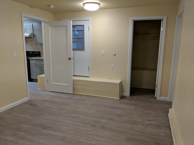 Walk-in closet and light well - 267 Irvington Street