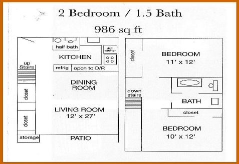 2HAB/1.5BA - The Retreat