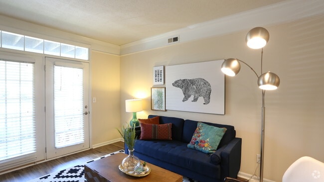 Living Room - 2BR, 2BA - 972 SF - Sandstone - The Quarry Apartments