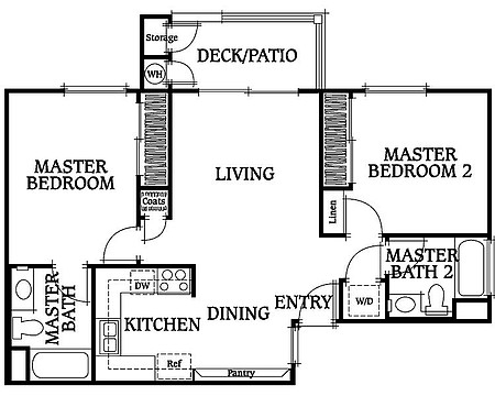 Plano de planta - Terracina Gold Apartments