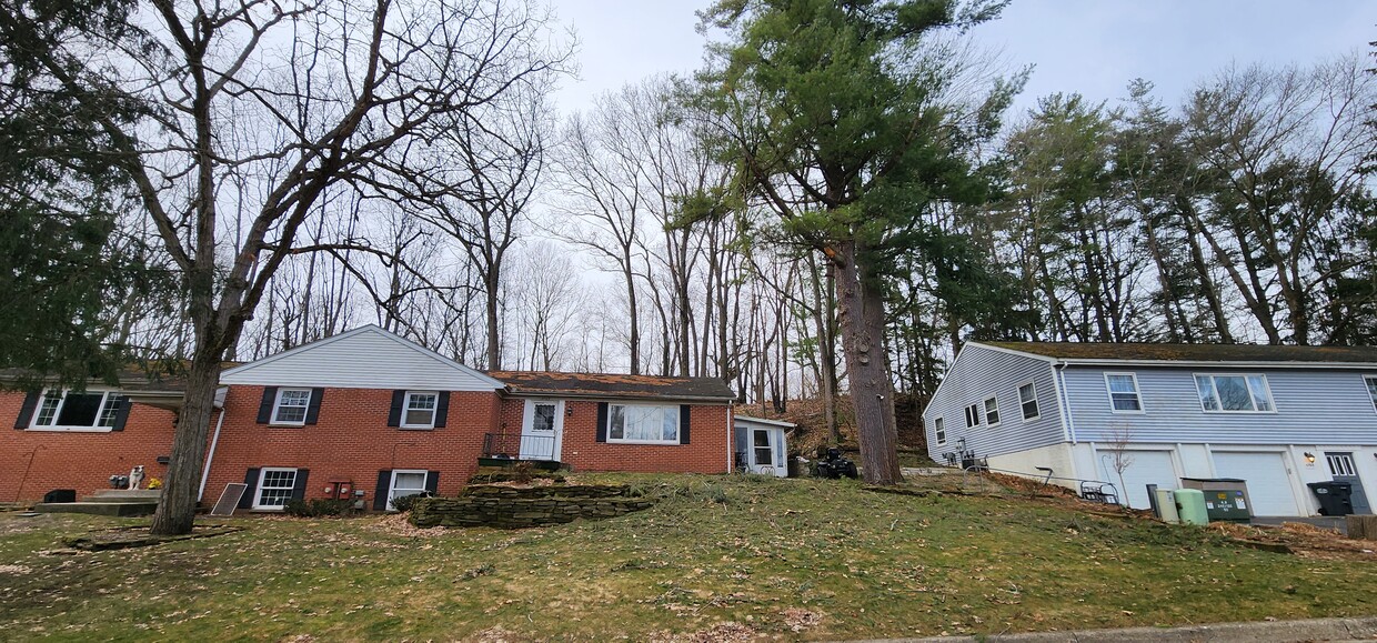 red brick duplex, right side is 3703 - 3703 Winchell Ave