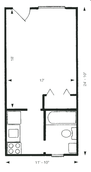 Plano de planta - The Alcove