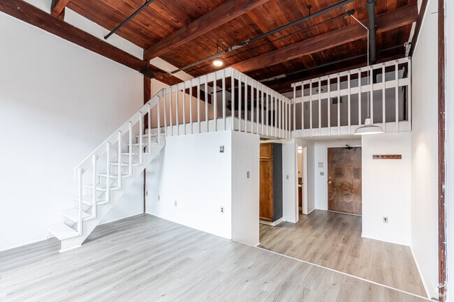 Studio With Loft - Living Area - Union Place Apartments