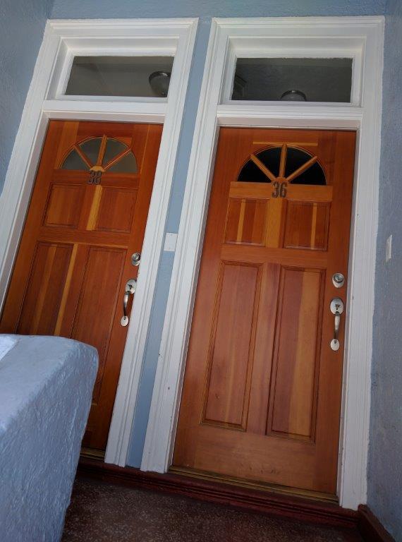 36 + 38 Auburn Front Doors - 38 Auburn St