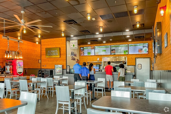 Grab lunch or dinner at BurgerFi in Lake Butler.