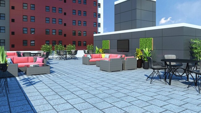 Rooftop Courtyard - The Ross