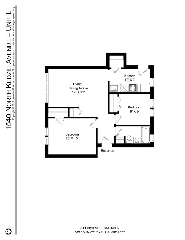 Foto principal - Humboldt Park 2 bed near the 606 trail