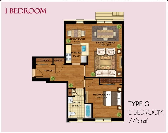 Type G - Lincoln Avenue Apartments