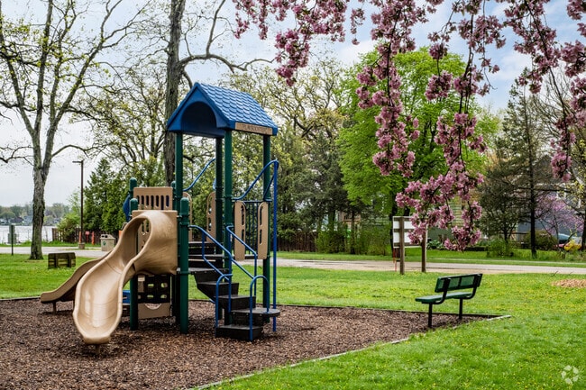 Goodland County Park in Fitchburg offers a beach in the summer and a sledding hill in the winter.