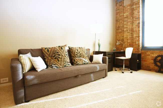 Studio, 1 BA - living area - Cobbler Square Lofts