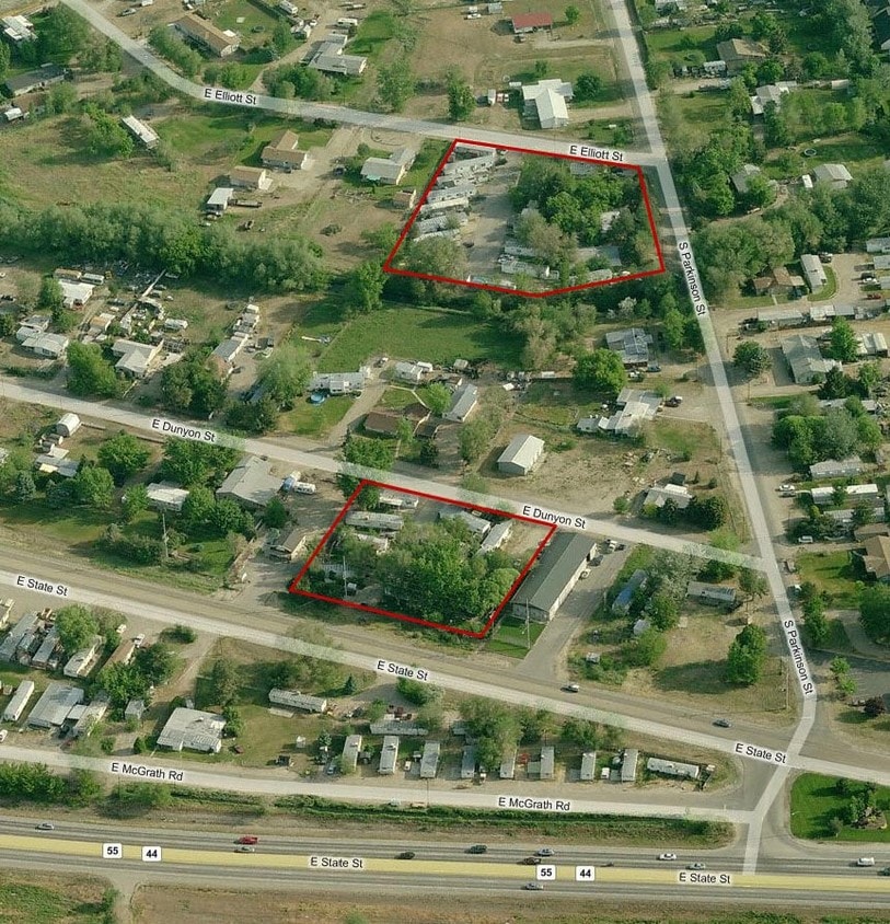 Aerial Photo - Scotty’s Mobile Home Park