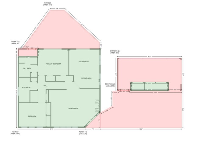 Foto del edificio - Beautiful 2 Bedroom / 2 Bath Bungalow Next to Hidden Valley Golf Club with Large Private Patio, N...