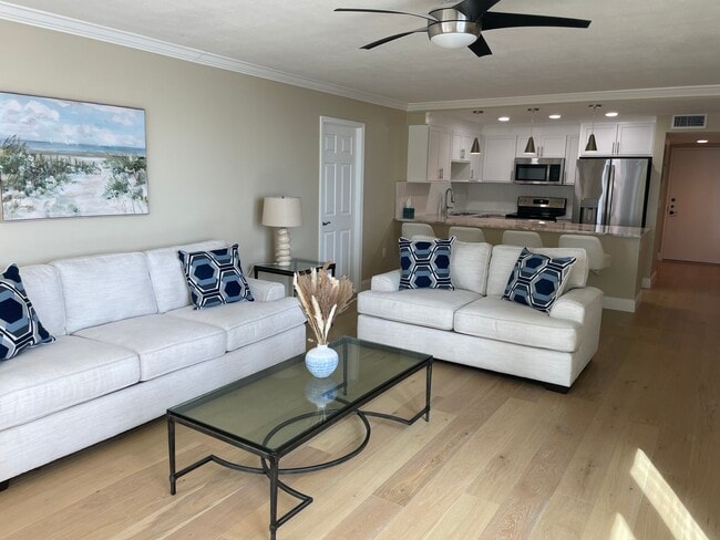 Main room with balcony and beach view - 2947 S Atlantic Ave