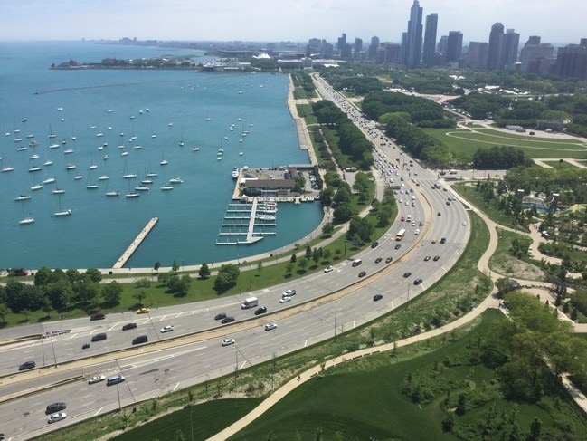 Lake Shore Drive View from Balcony - 400 E Randolph St