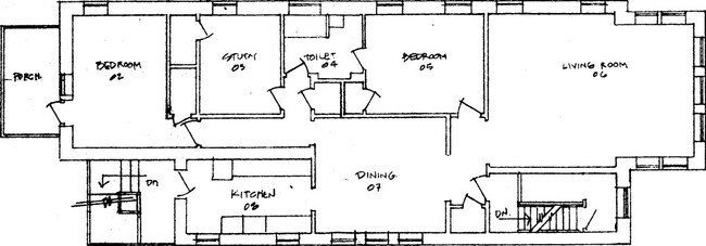 floor plan - 5716 N Hermitage Ave