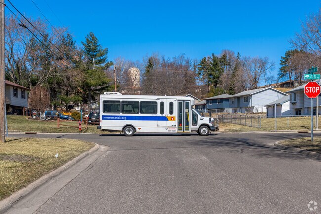 Residents in Oakdale can rely on the Metro Transit bus to travel all of Oakdale.