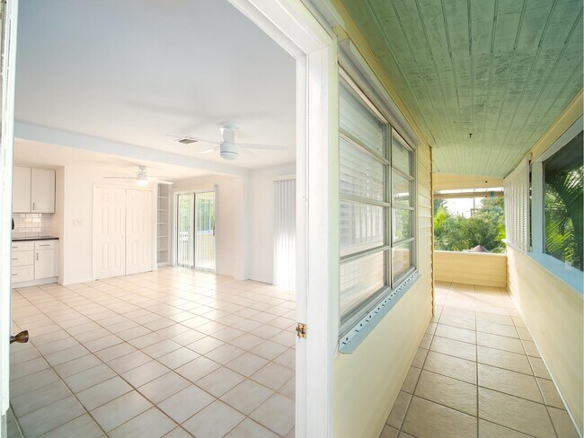 Screened and covered entry - 3978 Gordon Rd