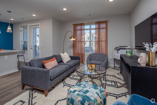 1BR, 1BA - Halley - 850SF - Living Room - z-091825-Meridian Park