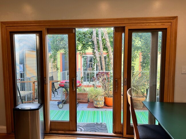 The garden off the kitchen - 50 Balmy St