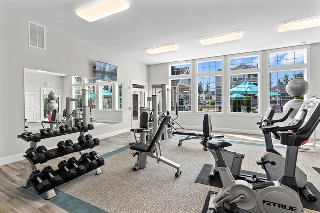 Treadmill and Fitness Bikes l Luxury Apartments in Puyallup, WA l Silver Creek - Silver Creek Apartments