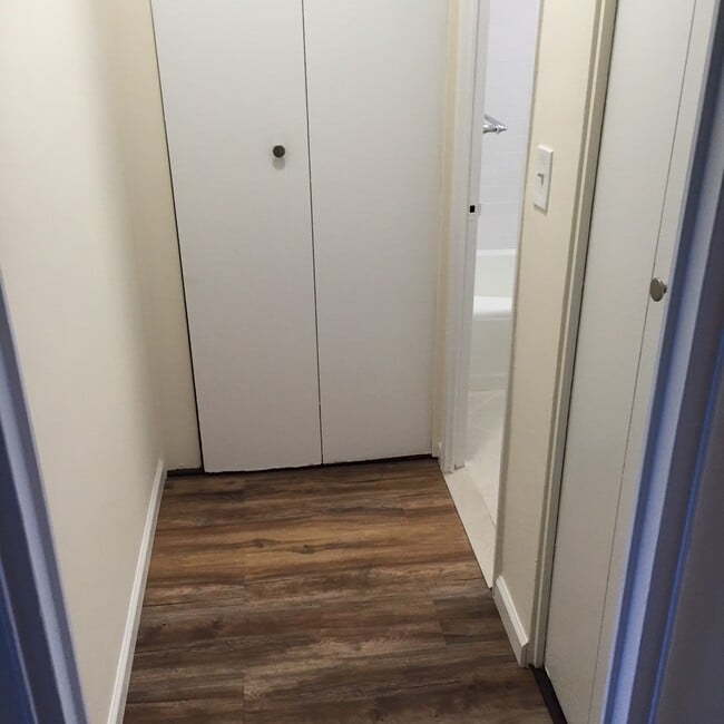Hallway closet, entry to bath - 444 Bedford Street