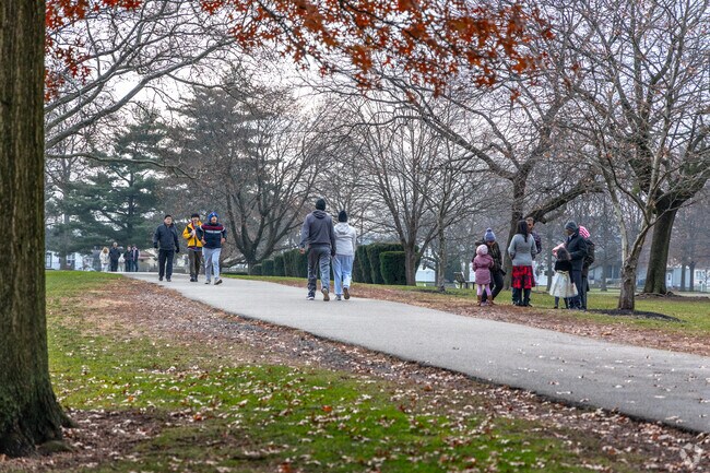 Discover tranquility in a suburban oasis at Merrill Park in Woodbridge, NJ.