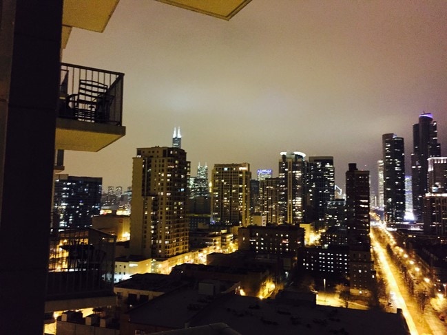 Night view - 1600 S Indiana Ave