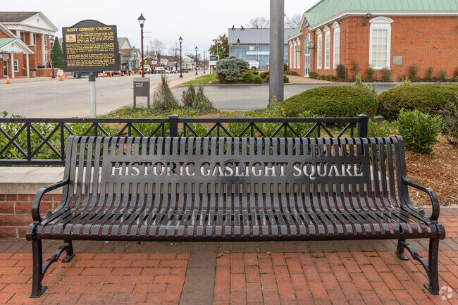 Historic Gaslight Square is the center of the Jeffersontown neighborhood.