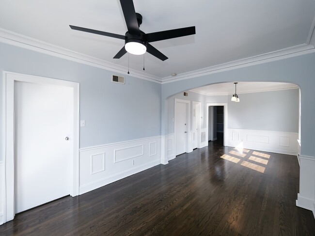 Char rail moldings - 5351 S Laflin St