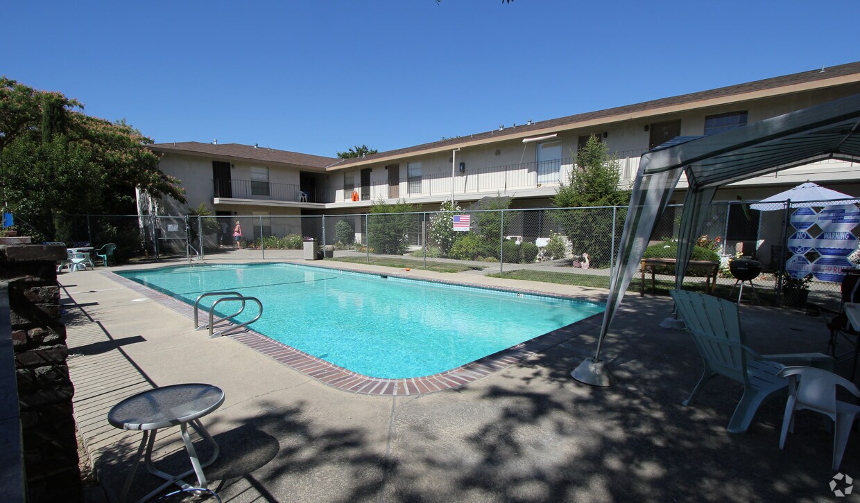 Área de piscina - 5506 Foothill Garden Ct