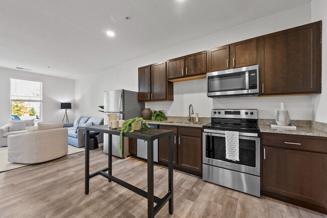 Gourmet Kitchen with Stainless Steel Appliances - The Ave