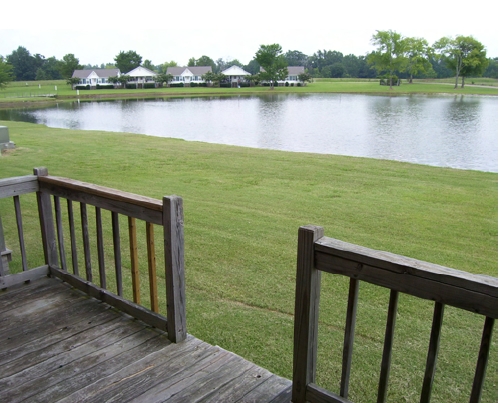 View from Back Patio - Lake Pointe Apartments