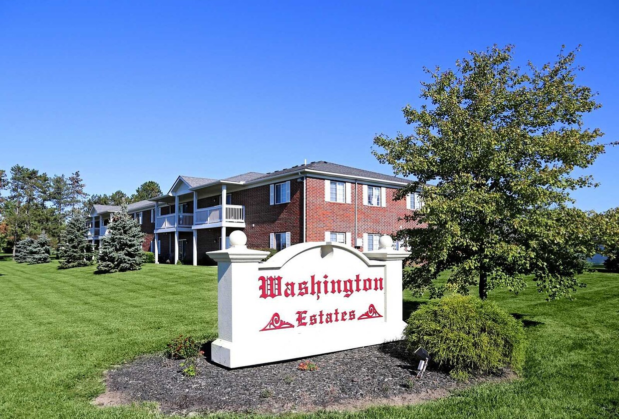 Exterior Property Sign - Washington Estates Apartments