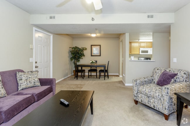 2BR, 1BA - 930SF - Living Room/ Dinning - Highpointe Apartments
