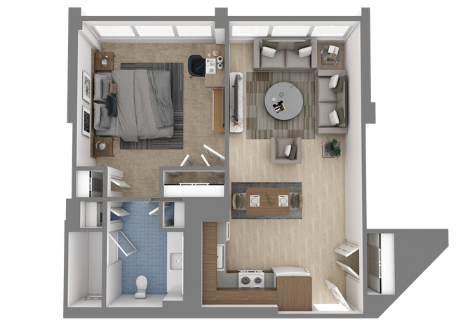 06 The Estero 1 Bedroom 1 Bathroom Water View 556 Sqft.png - Edison Grand