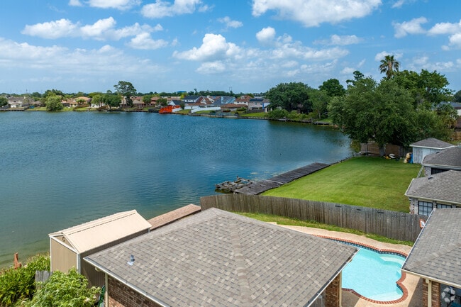 Lakefront living is available near small lakes in Little Woods.