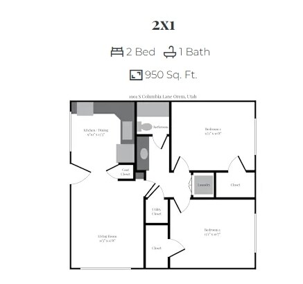 Plano de planta - Halladay Columbia Lane