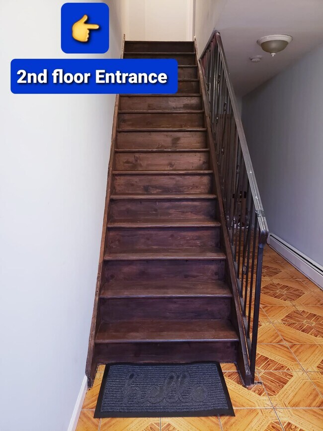 Entrance to the Second Floor - 435 Fulton St