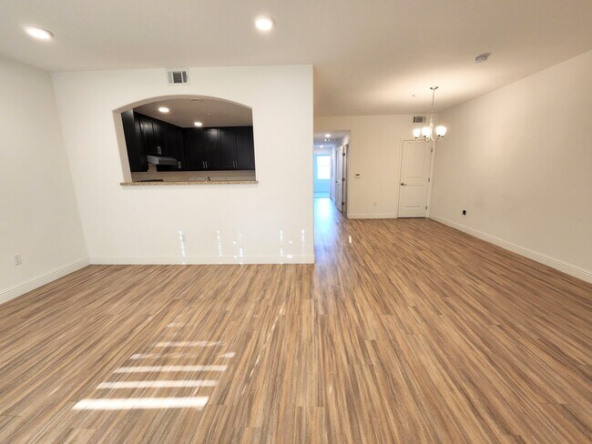 Kitchen, Dining area and Pantry as seen from Living Room - 2585 El Camino Real