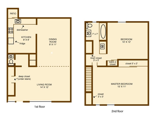 2 habitaciones - Casa adosada - Berkshires II Apartments