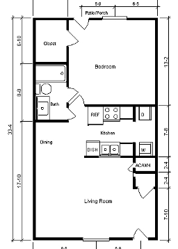 1HAB/1BA - Park West Apartments