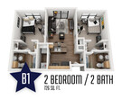 2 Bedroom 2 Bath