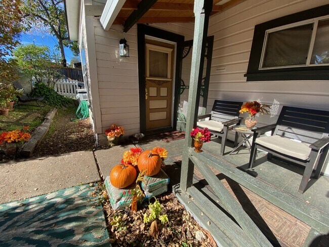 Covered Front Porch for Morning Coffee - 550 4th St