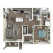 1 Bed 1 Bath A