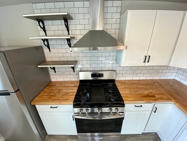 butcher block counters - 1033 Juneau St