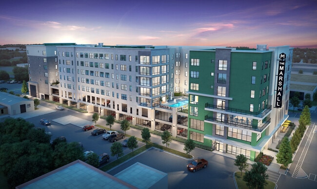 Exterior Building - The Marshall on 3rd Apartments