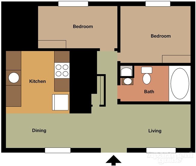 Plano de planta - Evergreen Meadows