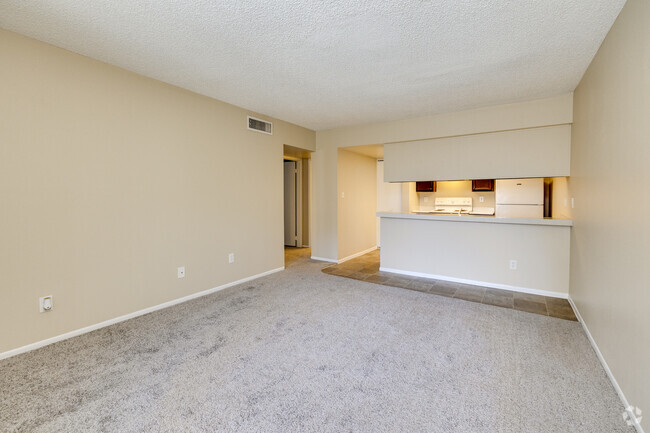 2BR, 2BA - 830SF - Living Room - Desert Springs Apartments